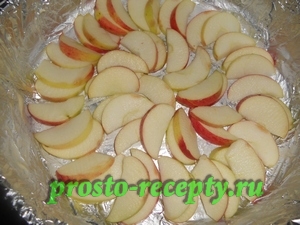 Пирог Шарлотка с яблоками